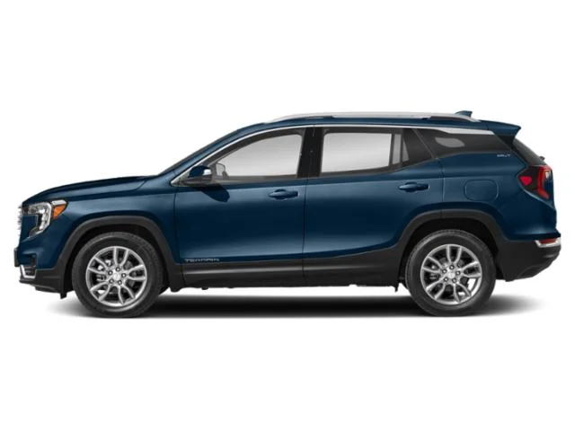 Used 2023 Marine Metallic GMC AWD SLT image 2
