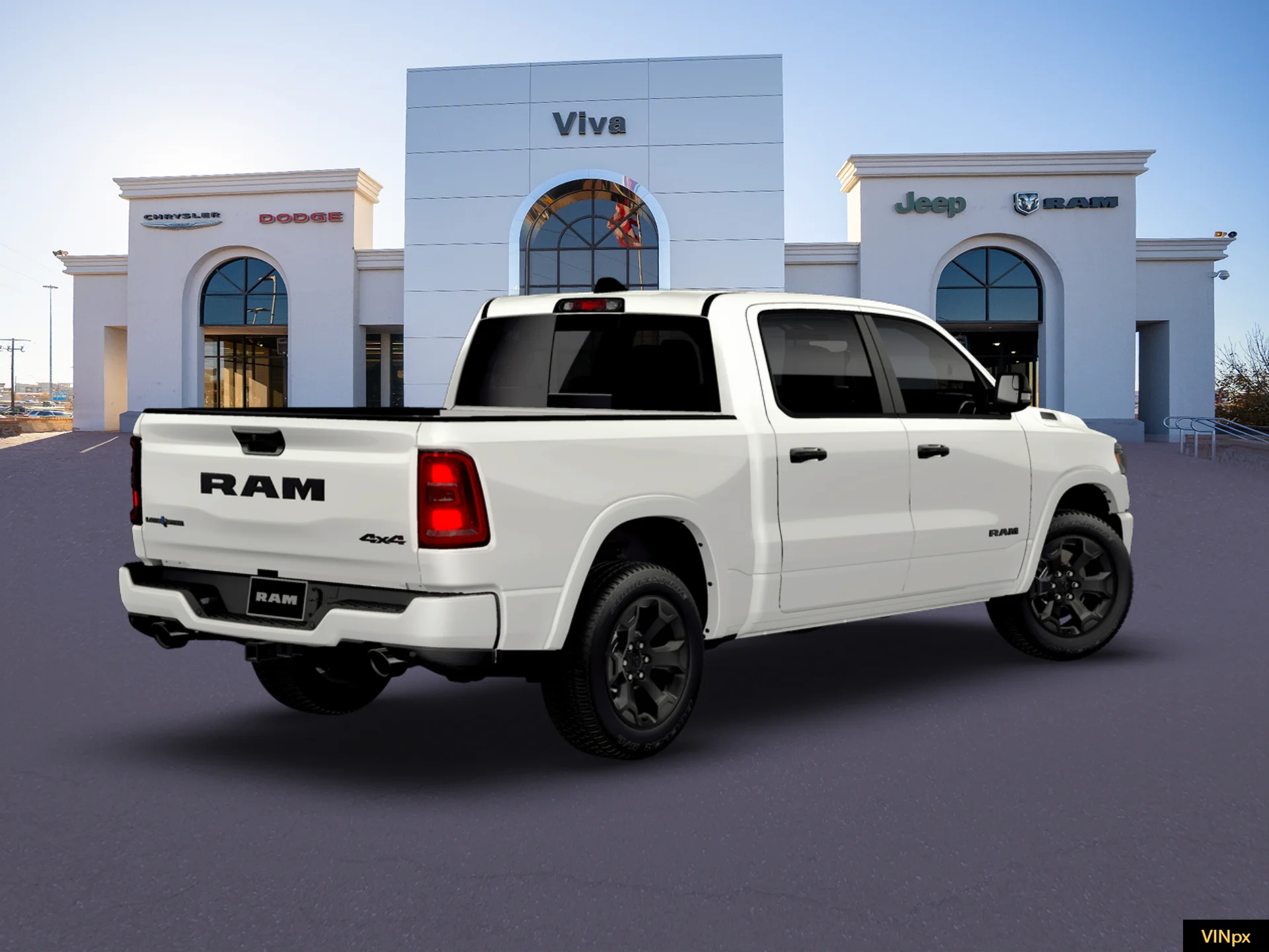 New 2026 Bright White Clear-Coat Exterior Paint RAM LONE STAR image 7