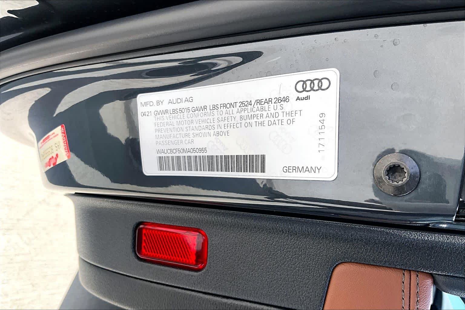 Used 2021 Manhattan Gray Metallic Audi Premium Plus image 29