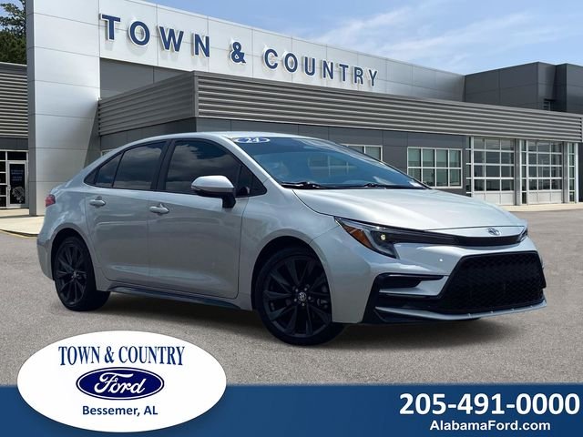 Certified Used 2024 Silver Toyota SE image 1
