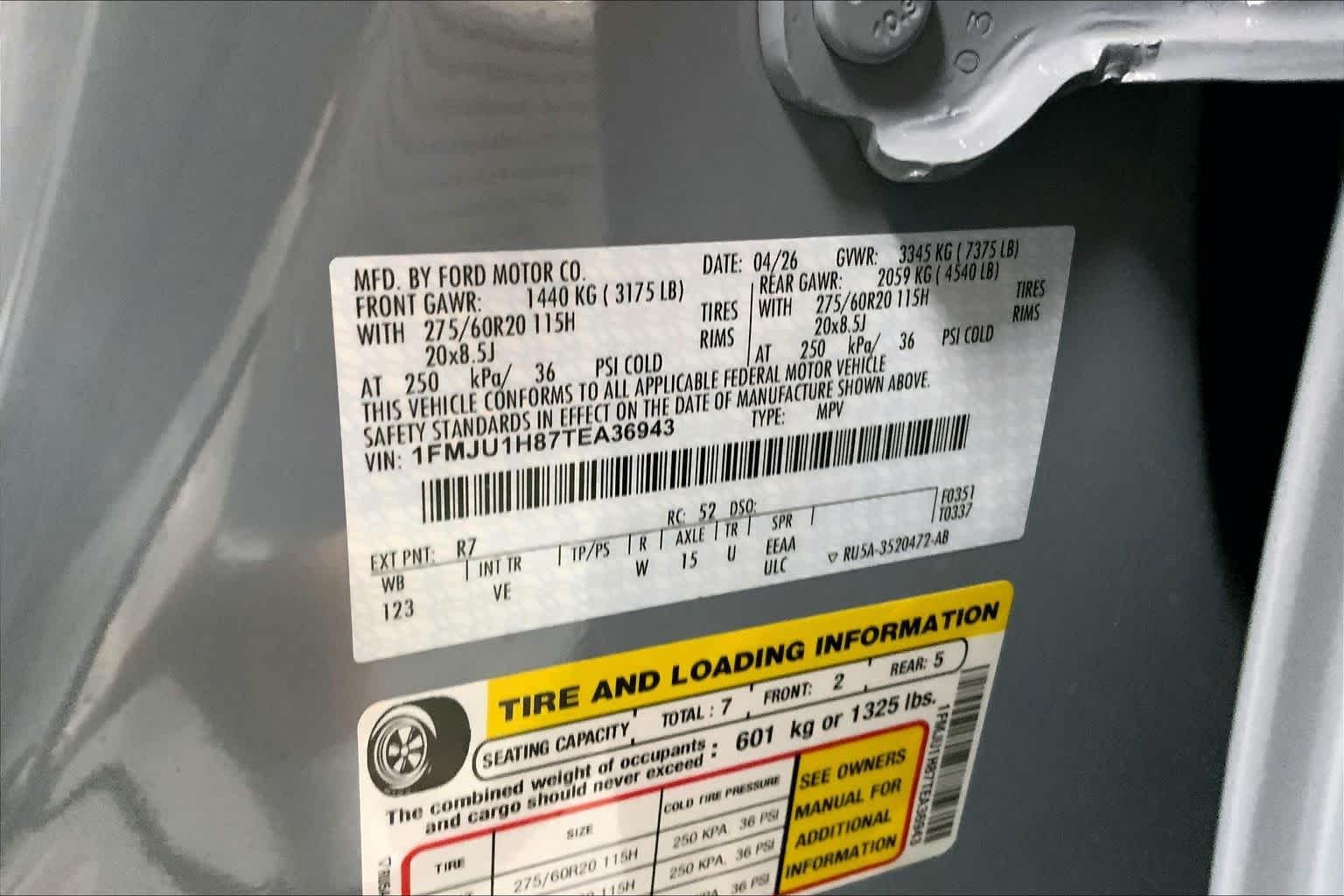 New 2026 Glacier Gray Metallic Tri-Coat Ford Active image 22