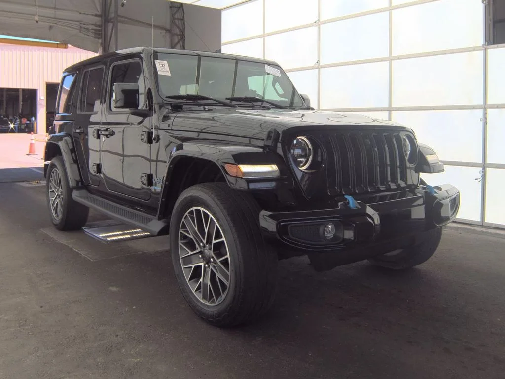 Used 2023 Black Jeep Sahara 4xe image 3