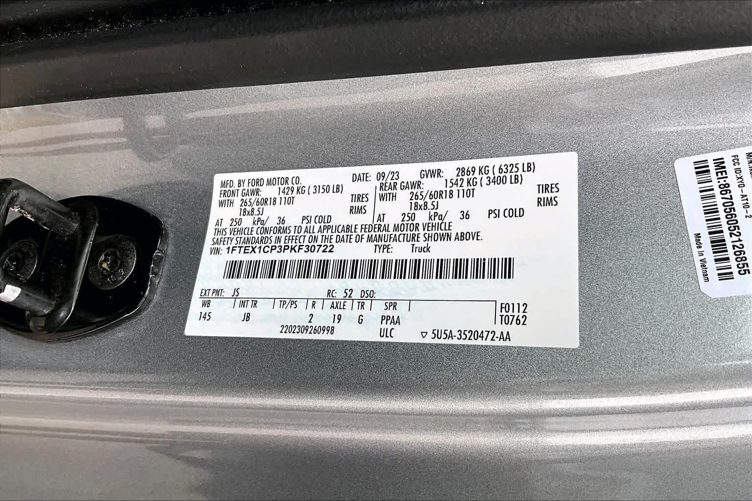 Certified Used 2023 Iconic Silver Ford XL image 34