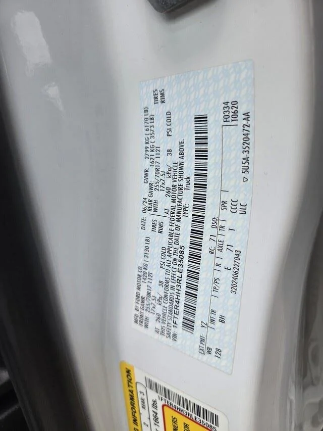 Used 2024 Oxford White Ford XLT image 36