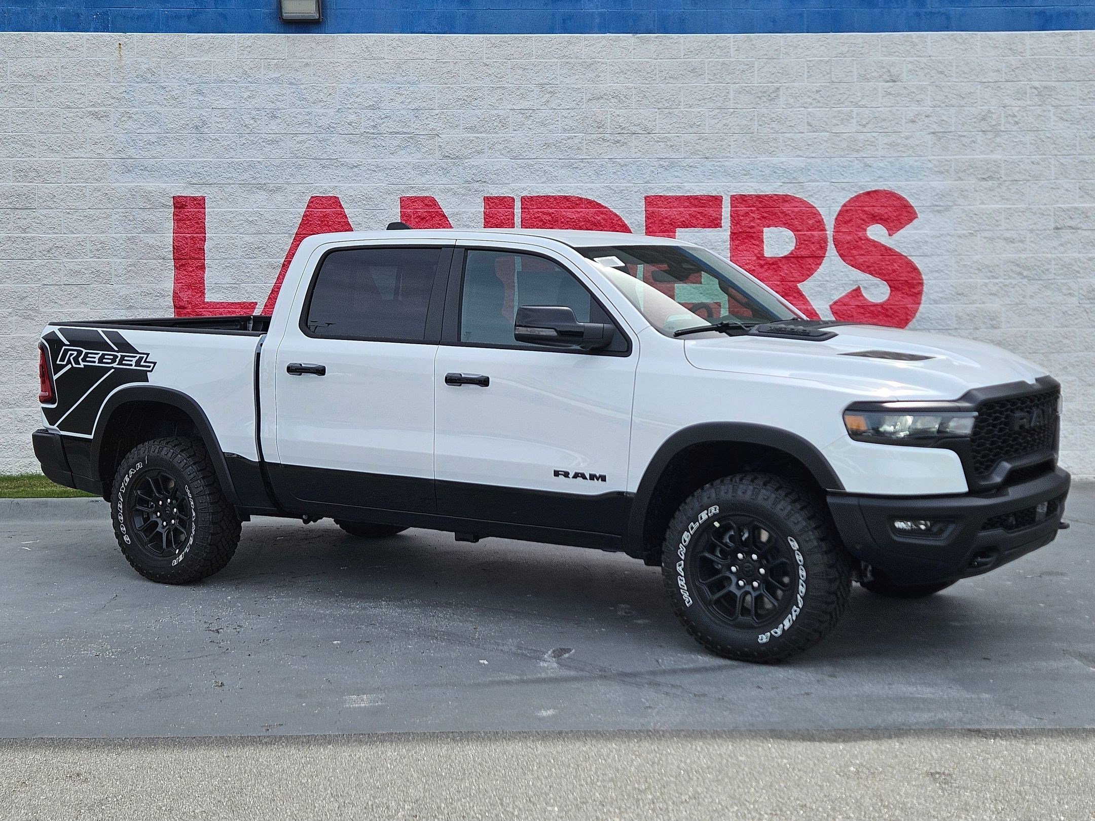 New 2026 Bright White Clear-Coat Exterior Paint RAM Rebel image 1
