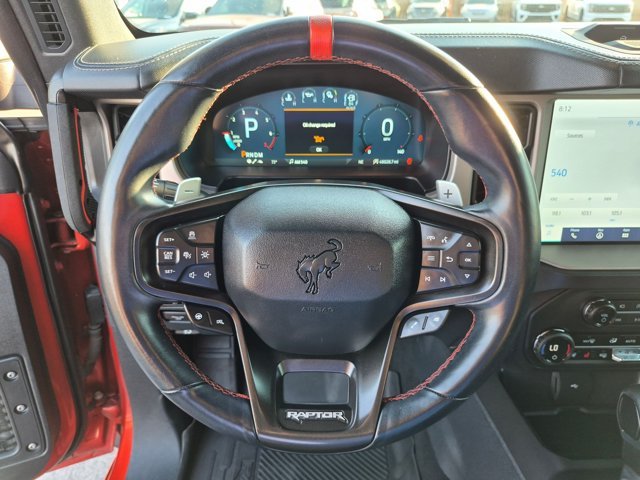 Used 2023 Hot Pepper Red Metallic Tinted Clearcoat Ford Raptor image 49