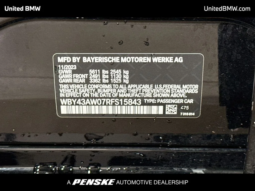 Used 2024 Black Sapphire Metallic BMW eDrive35 image 22