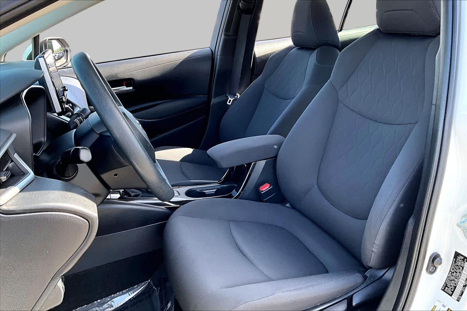 Certified Used 2021 Super White Toyota LE image 7