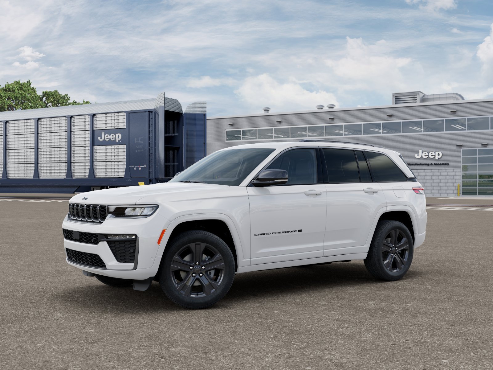 New 2027 Bright White Clear-Coat Paint Jeep Limited Reserve image 2