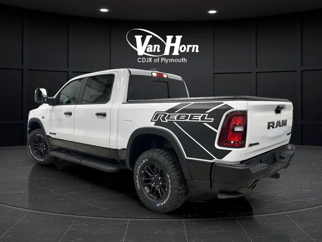 New 2026 Bright White Clear-Coat Exterior Paint RAM Rebel image 5