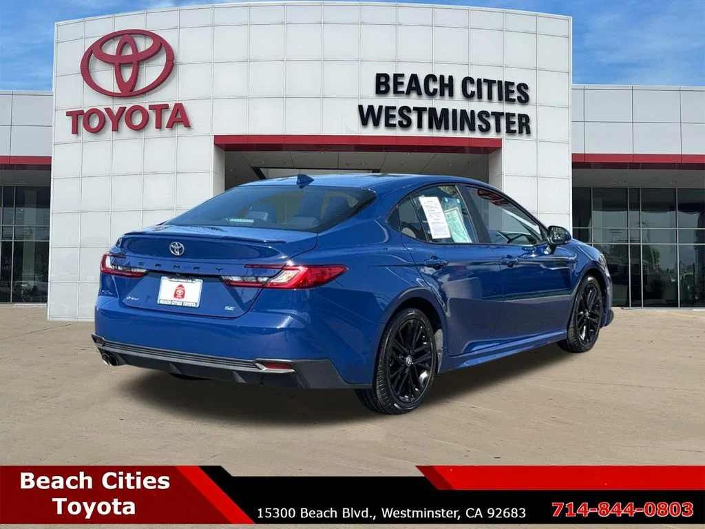 Used 2025 Blue Toyota SE image 12