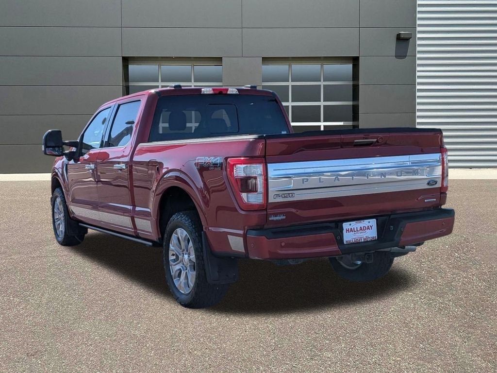 Used 2021 Rapid Red Metallic Tinted Clearcoat Ford Platinum image 8