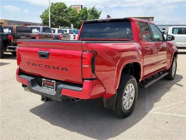 Used 2024 Supersonic-Red Toyota SR5 4x2 Double Cab 5 ft. box image 3