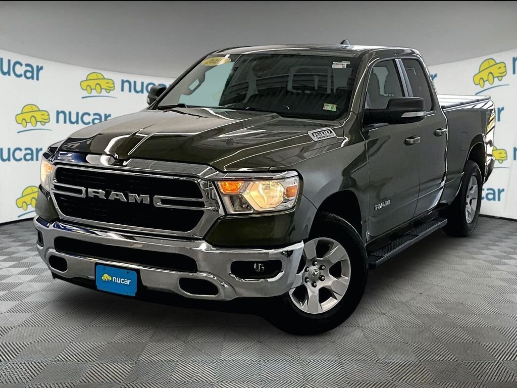 Used 2021 Olive Green Pearlcoat Ram Big Horn/Lone Star image 3