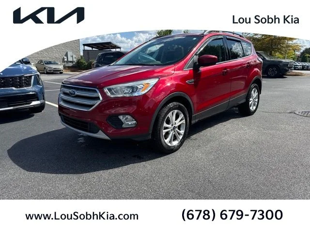 Used 2018 Red Ford SEL image 1