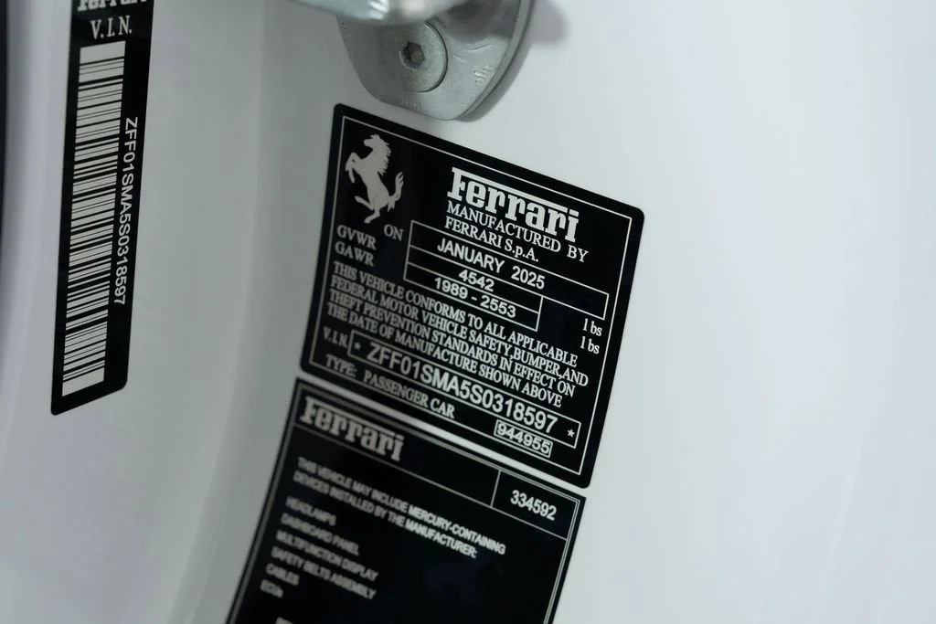 Used 2025 Bianco Cervino Ferrari Base image 50