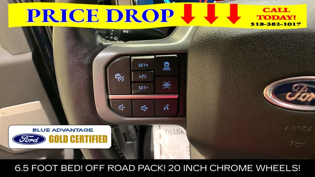 Certified Used 2022 Blue Metallic Ford Lariat image 35