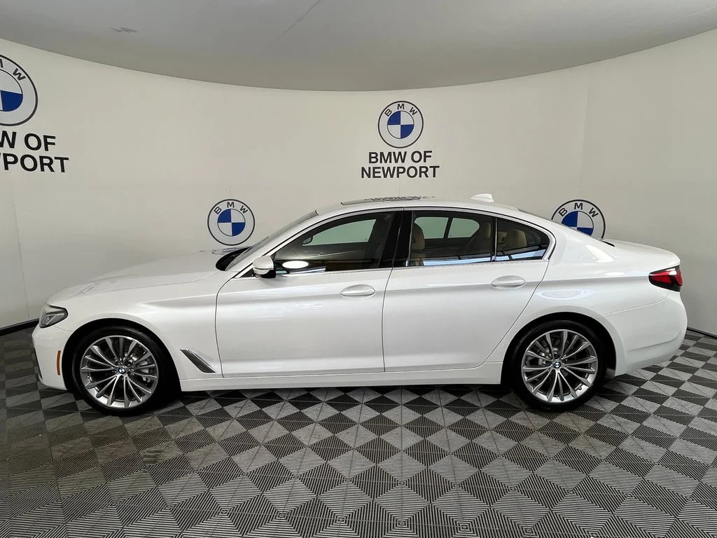 Certified Used 2023 Mineral White Metallic BMW 530i xDrive image 13