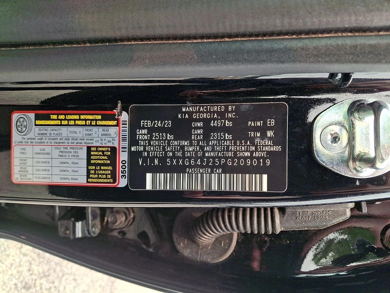 Certified Used 2023 Black Kia GT-Line image 28