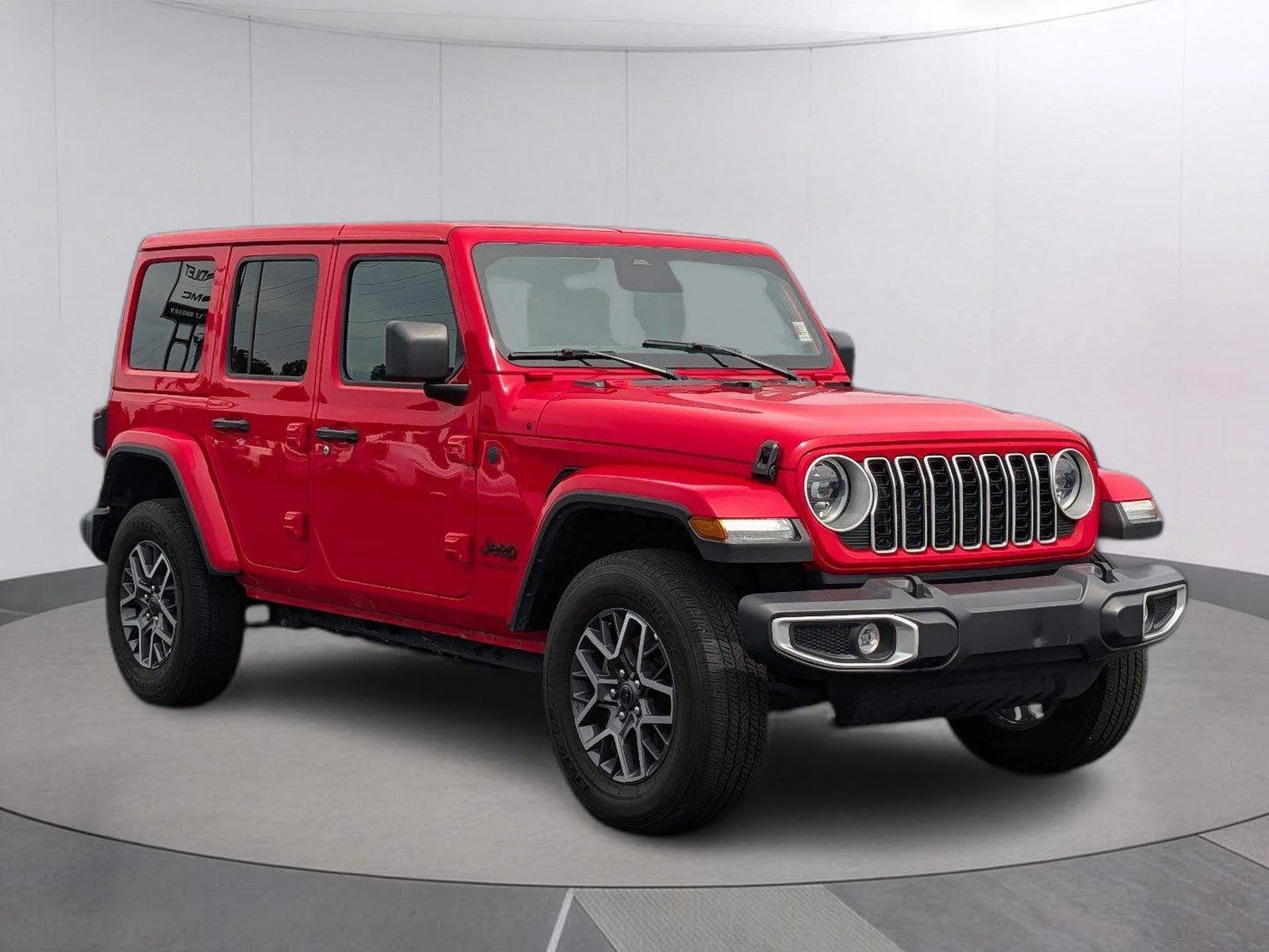 Used 2025 Firecracker Red Clearcoat Jeep Sahara image 7