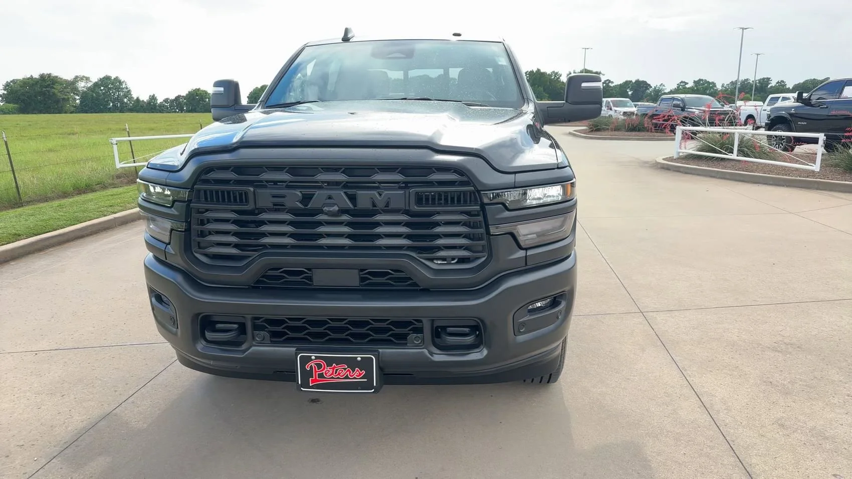 Used 2025 Diamond Black Crystal Pearlcoat Ram Tradesman image 4