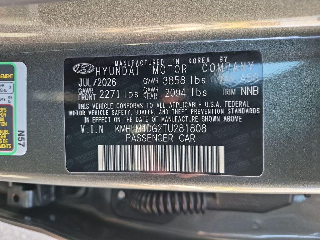 New 2026 Gray Hyundai SEL Sport Plus image 35
