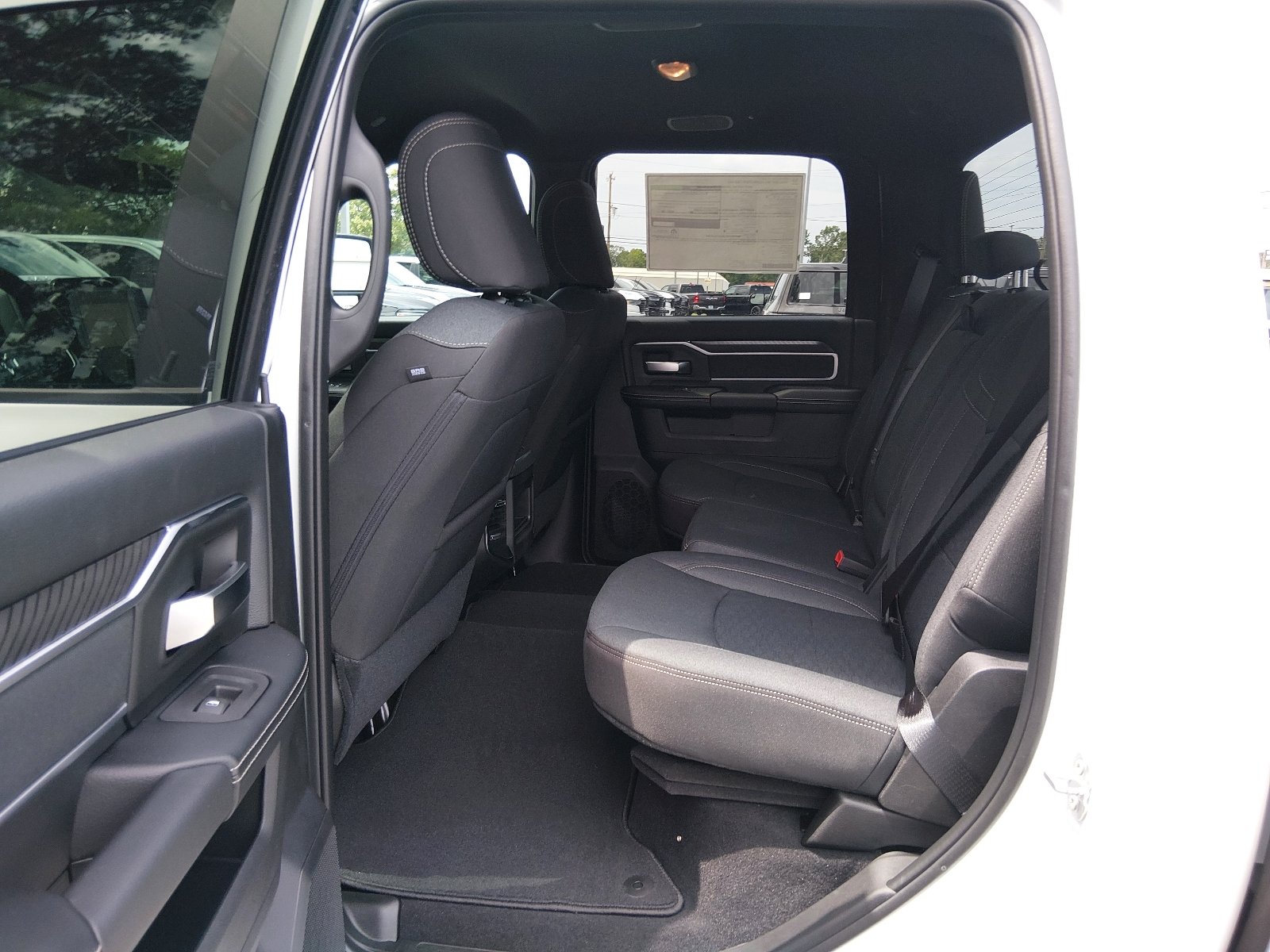 New 2026 Bright White Clear-Coat Exterior Paint RAM Big Horn Crew Cab 4x4 6