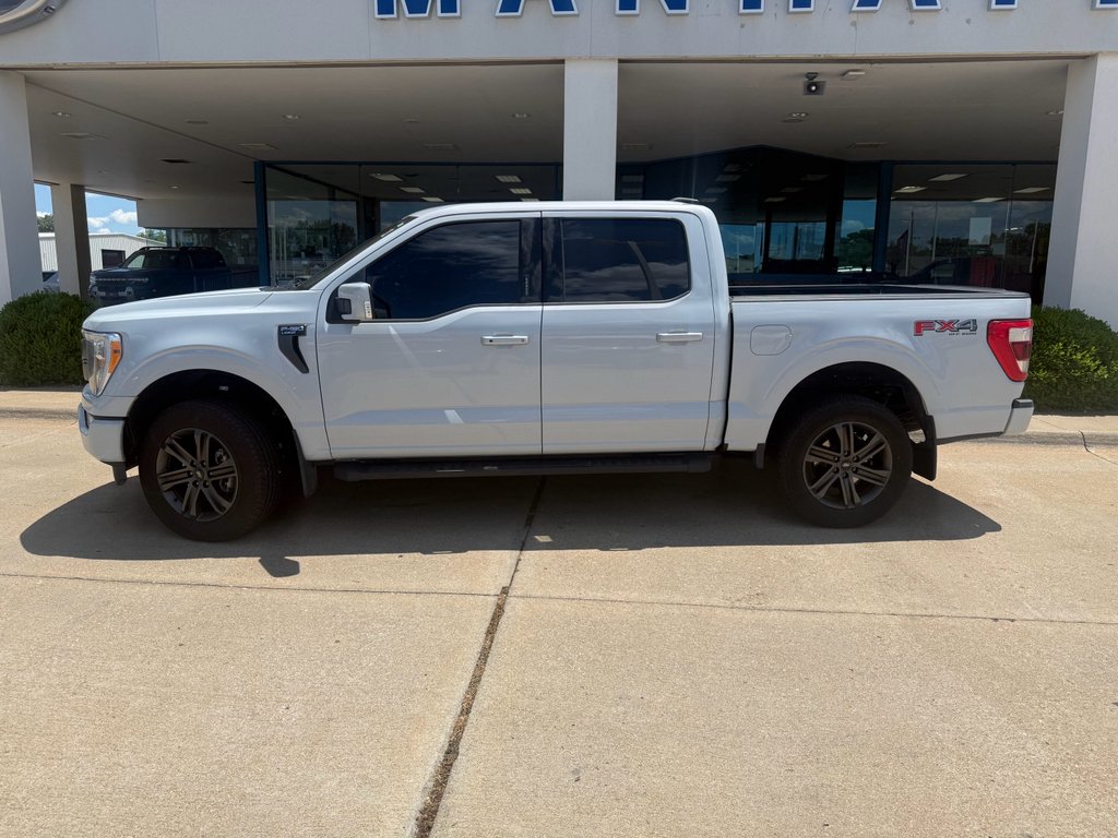 Used 2022 Space White Metallic Ford LARIAT image 9