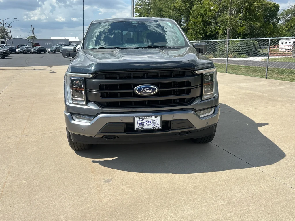 Used 2022 Carbonized Gray Metallic Ford LARIAT image 8