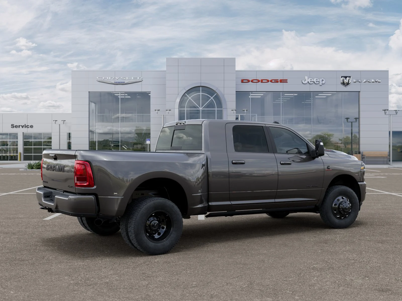 New 2026 Granite Crystal Metallic Clear-Coat Exterior Paint RAM Laramie image 32