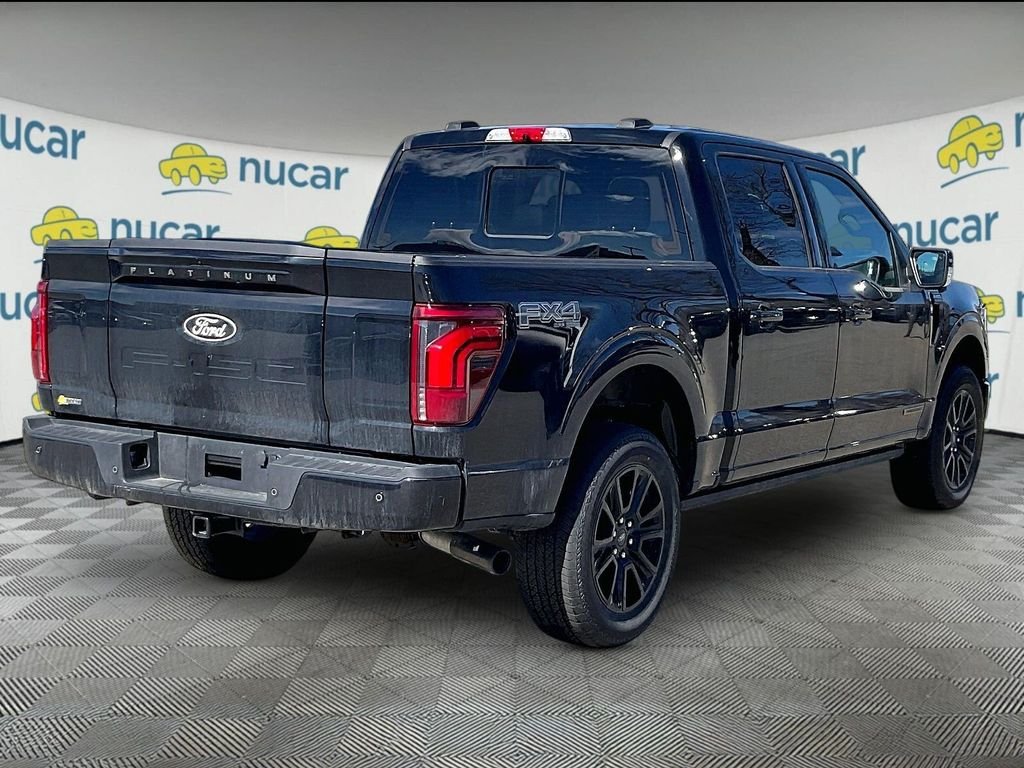 New 2025 Agate Black Metallic Ford Platinum image 7