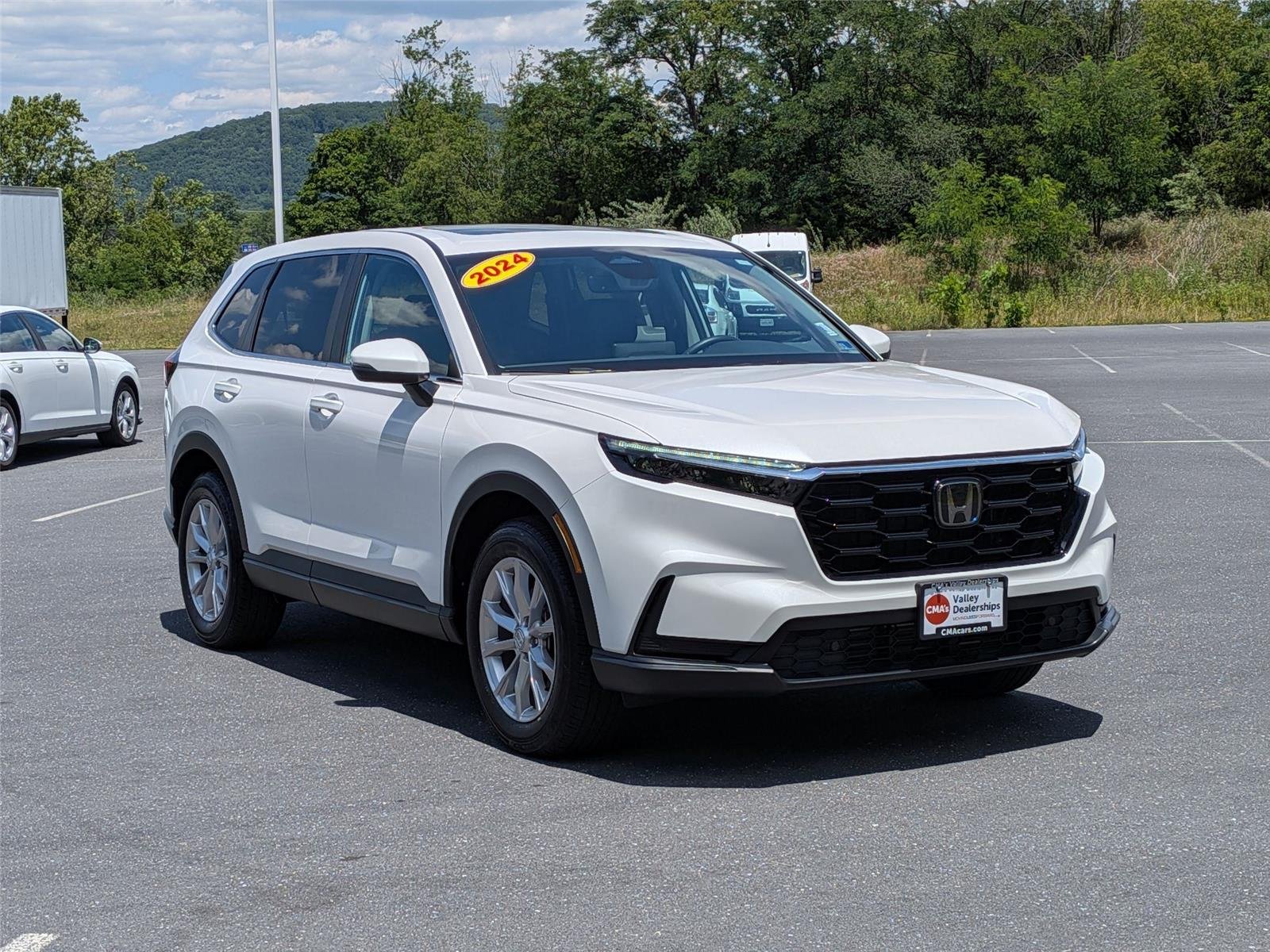 Used 2024 Platinum White Pearl Honda EX-L image 3