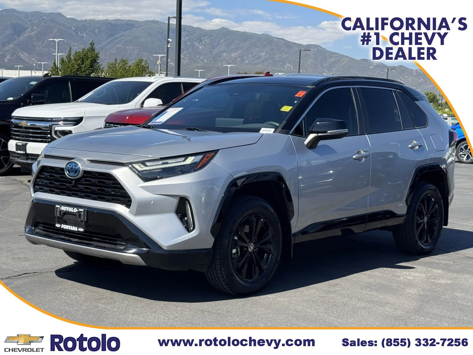 Used 2024 SILVER SKY METALL Toyota Hybrid XSE image 3