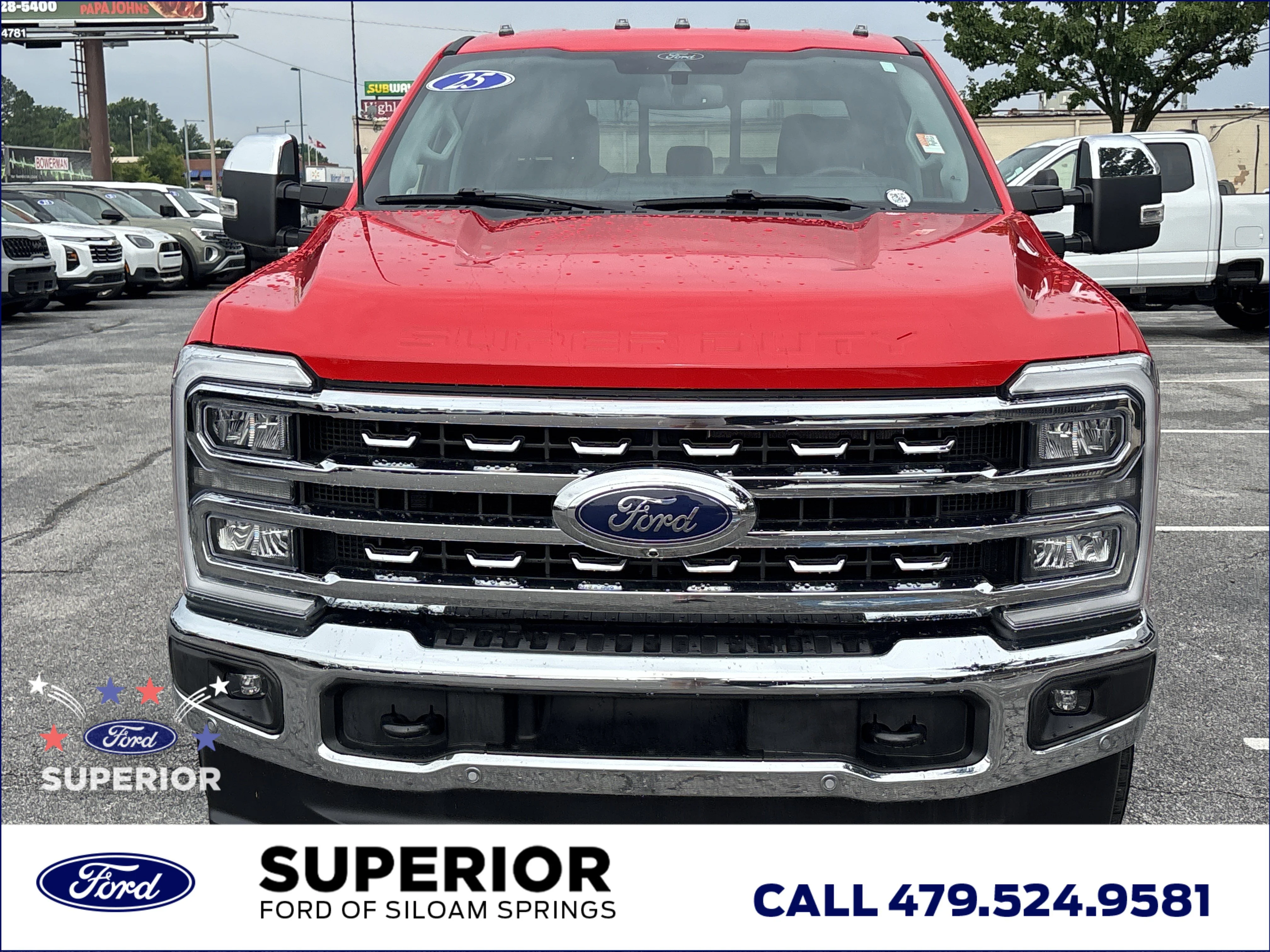 Used 2025 Race Red Ford Lariat 4WD image 12