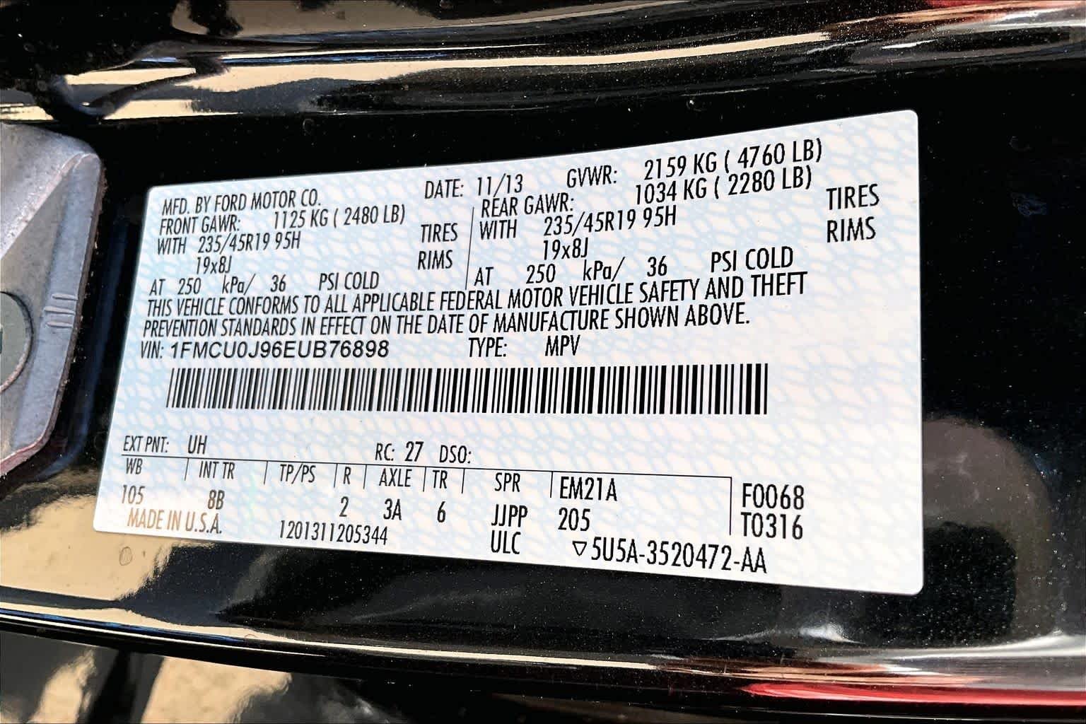 Used 2014 Tuxedo Black Ford Titanium image 34