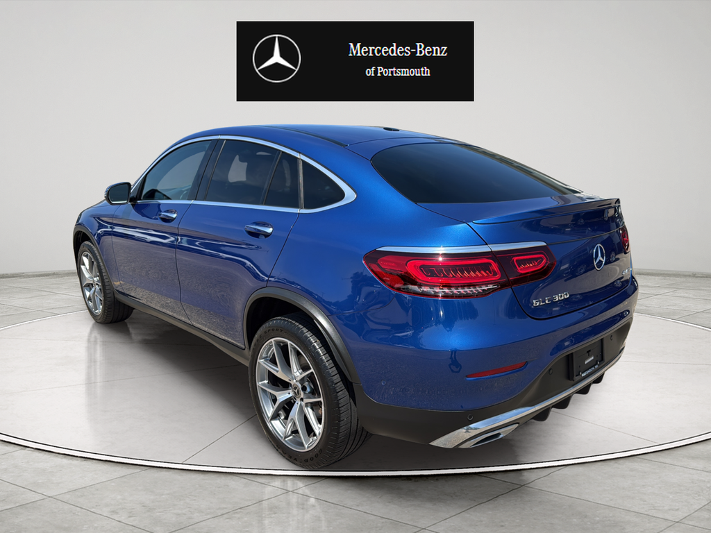 Used 2023 Blue Mercedes-Benz GLC 300 Coupe image 3