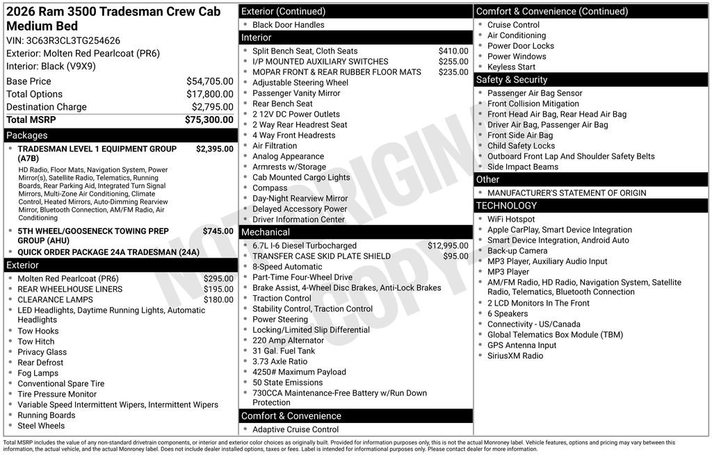 2026 RAM 3500 Tradesman - Photo 21