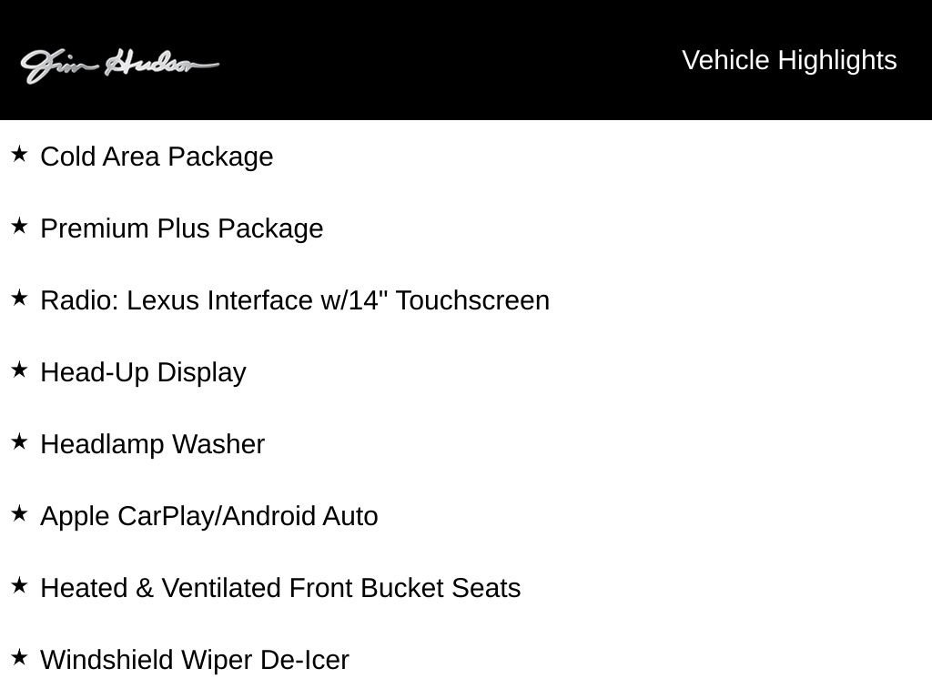 Certified Used 2024 White Lexus 550 Premium+ image 2