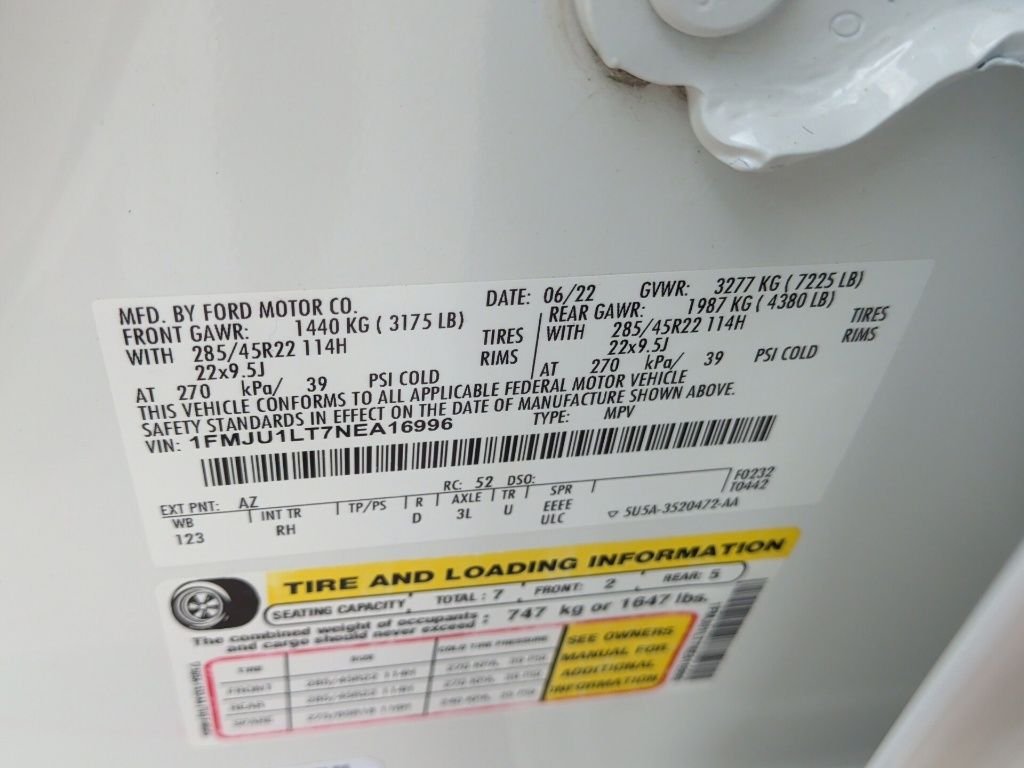 Used 2022 White Ford Platinum image 56