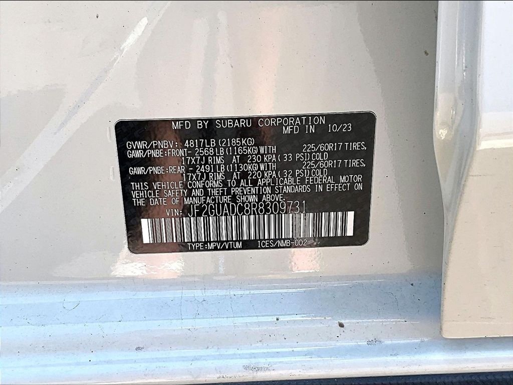 Used 2024 White Subaru Premium image 28