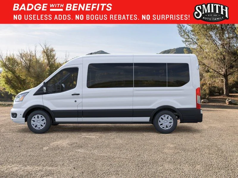 New 2025 Oxford White Ford Passenger Van XLT image 4