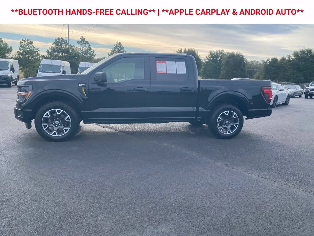 Used 2024 Agate Black Metallic Ford STX image 5