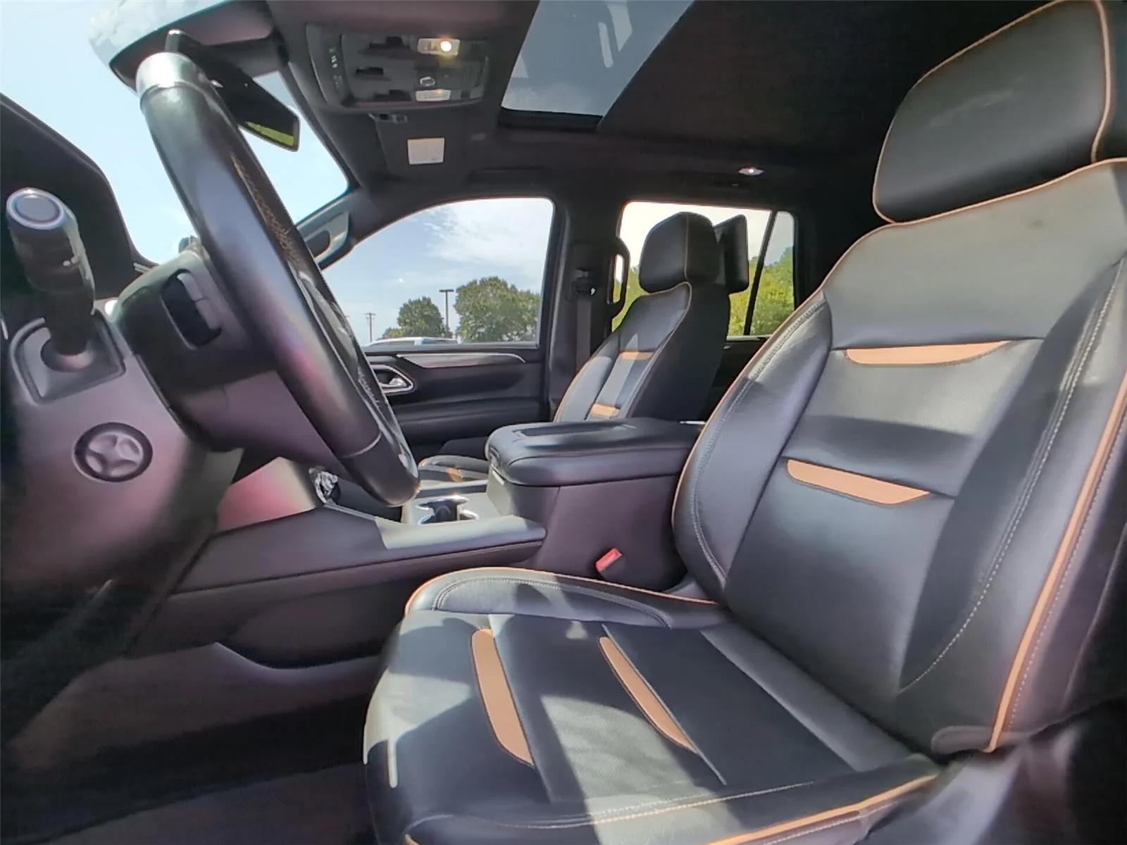 Used 2021 MIDNIGHT BLUE METALLIC GMC AT4 image 17