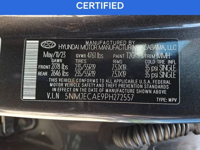 Used 2023 Gray Hyundai Limited image 27