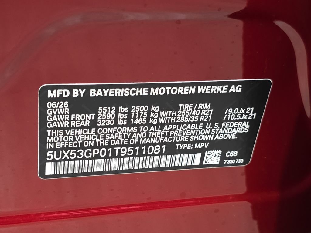 New 2026 Vegas Red Metallic BMW 30 xDrive image 23