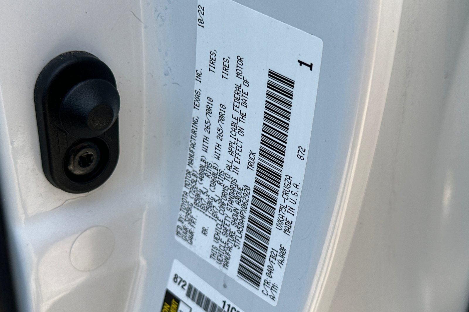 Used 2023 White Toyota SR5 image 27
