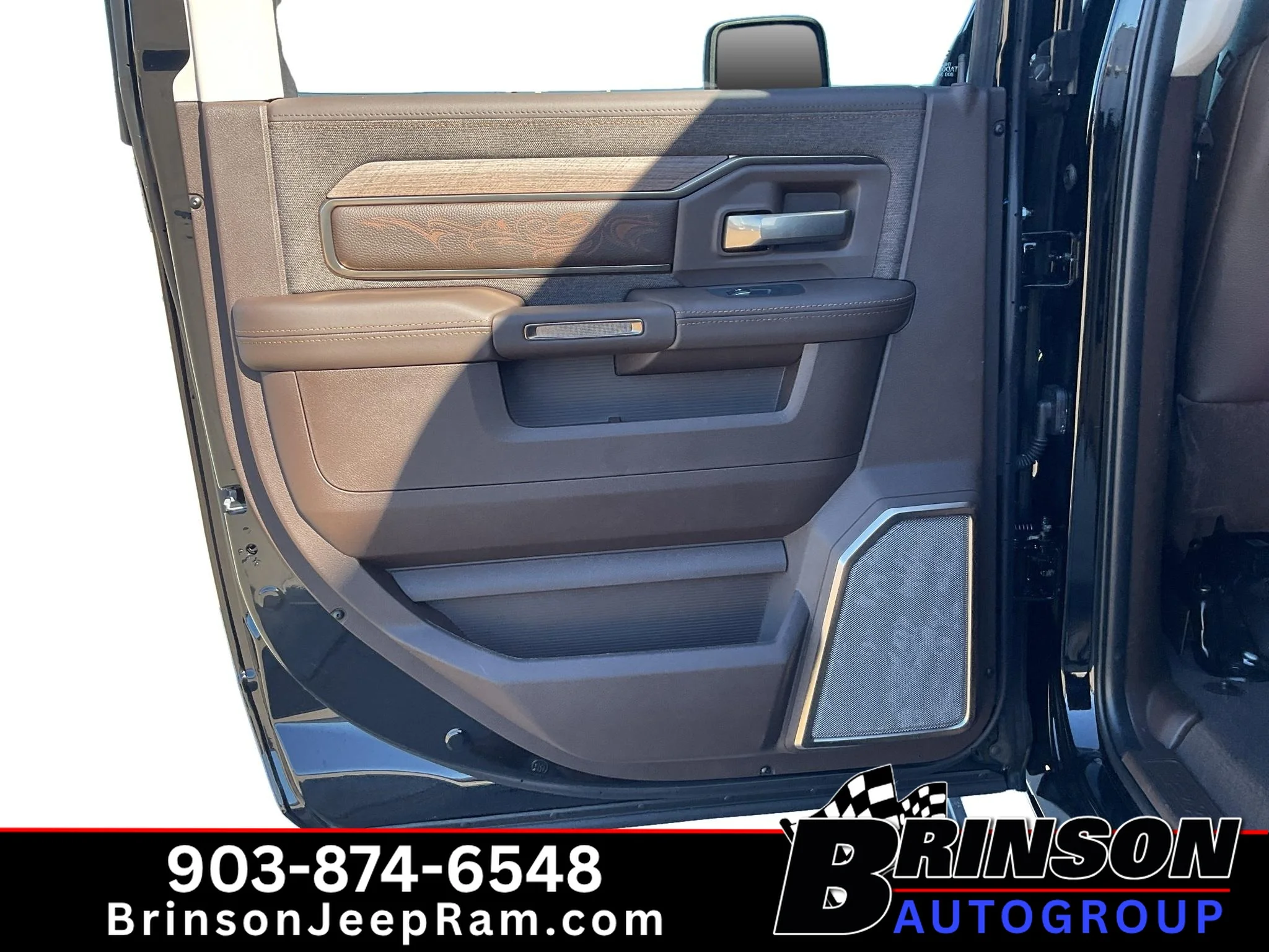 New 2027 Diamond Black Crystal Pearl-Coat Exterior Paint RAM Longhorn image 6