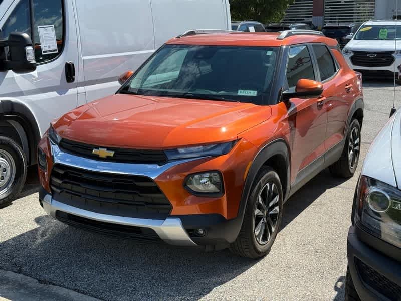Used 2022 Vivid Orange Metallic Chevrolet LT image 2