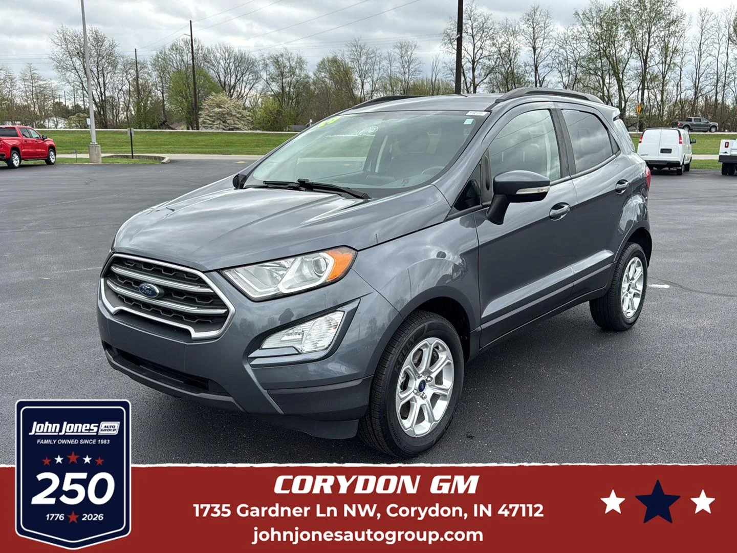 Used 2019 Smoke Metallic Ford SE image 1