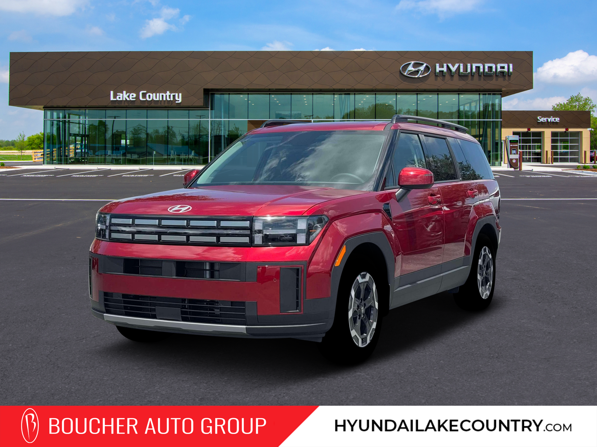 New 2026 Red Hyundai SEL AWD image 1